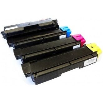 Ανταλλακτικό Toner Kyocera TK580 για Εκτυπωτές Kyocera FS5105DN 5205DN Υψηλής Απόδοσης Μαύρο Κυανό Ματζέντα Κίτρινο
