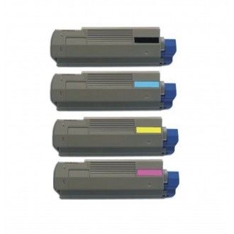 Επαγγελματικό Toner Cartridge OKI για εκτυπωτή OKIDATA C710 συμβατό με τα μοντέλα OEM 43866108 7 6 και 5 σε πολλά χρώματα