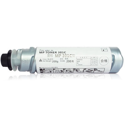 Τόνος Ricoh Συμβατό μοντέλο MP301 Μαύρο χρώμα 8K Απόδοση σελίδας ISO SGS πιστοποιημένο Κατάλληλο για εκτυπωτή Ricoh Aficio MP301