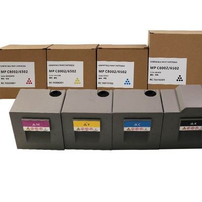 Πιστοποιημένο ISO Ricoh Toner Cartridge για την Ricoh MPC8002/6502 με 29000 σελίδες και ποσοστό ελαττώματος 0,7%
